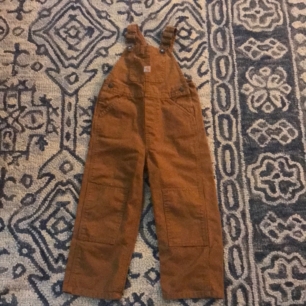 EUC 4T boys Carhartt overalls.